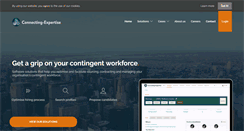Desktop Screenshot of connecting-expertise.com