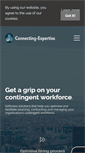 Mobile Screenshot of connecting-expertise.com